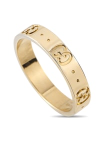 Gucci 18K Yellow Gold Band Ring