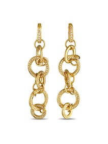 Di Modolo 18K Yellow Gold 1.30ct Diamond Dangle Earrings