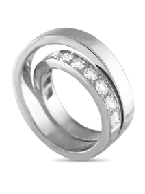 Cartier Nouvelle Vague 18K White Gold 1.20ct Diamond Ring