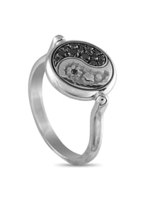 CARRERA Y CARRERA 18K GOLD 0.45CT DIAMOND YIN YANG RING