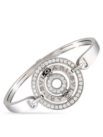 BVLGARI ASTRALE CERCHI 18K WHITE GOLD DIAMOND BRACELET