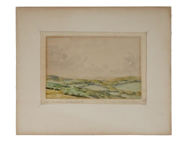 ARTHUR MAGYAR HIND LANDSCAPE WATERCOLOR PAINTING