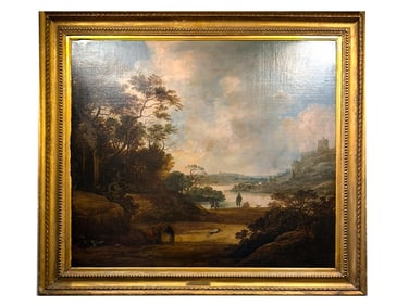 ANTIQUE OIL PAINTING JACOB SALOMONSZ VAN RUYSDAEL