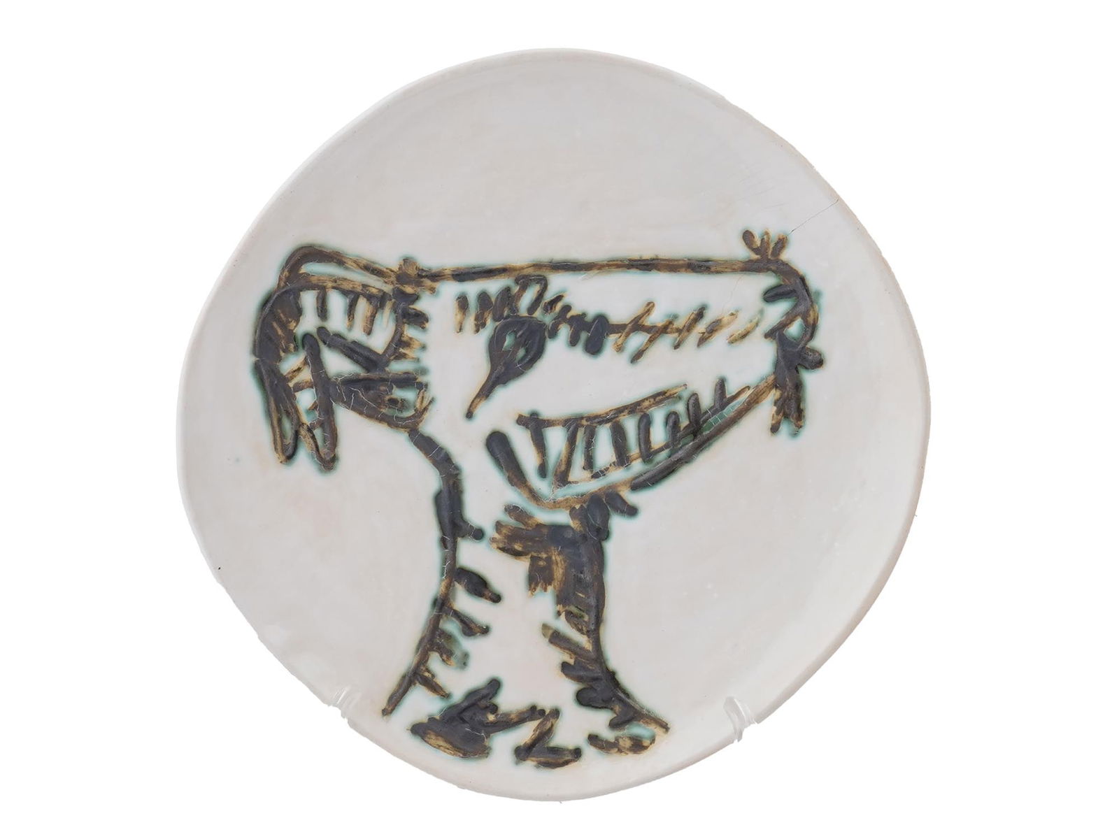 PABLO PICASSO GALERIE MADOURA CERAMIC PLATE GOAT (1 of 7)