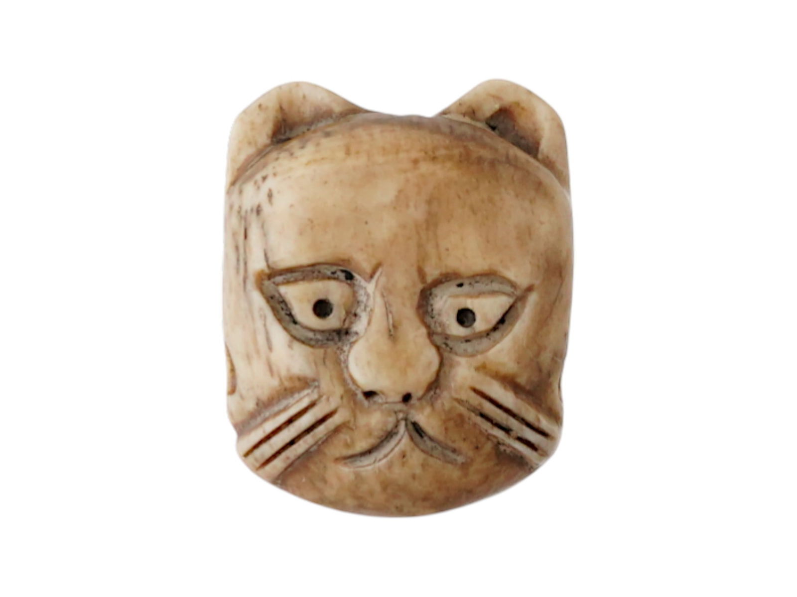 ANCIENT EGYPTIAN PTOLEMAIC CARVED STONE CAT PENDANT (1 of 4)