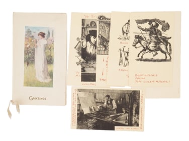 FRITZ EICHENBERG POSTCARDS AND CHRISTMAS GREETINGS