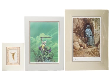 VINTAGE AMERICAN MICHAEL WHELAN OFFSET LITHO PRINTS