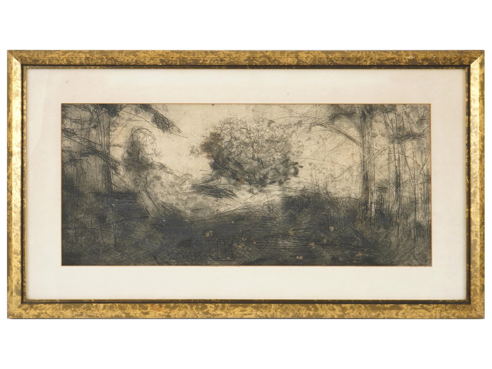 MANNER OF EUGENE LEROY FEMALE PORTRAIT ETCHING: Etching on paper. In the manner of Eugene Leroy, 1910 to 2000, a French Modernist artist. Leroy revisits traditional iconographic themes, reworking his canvases until the subject almost disappears. Th