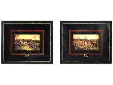 HUNTING SCENES PRINTS ON PAPER AFTER HENRY ALKEN
