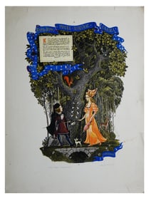RUSSIAN ILLUSTRATION LITHOGRAPH BY PLATON SHVETS