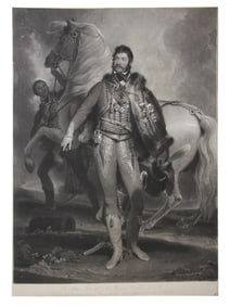 ANTIQUE MARTIN ARCHER SHEE BRITISH ENGRAVING VIVIAN