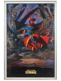 VINTAGE DR STRANGE MARVEL COMICS POSTER KEVIN NOWLAN