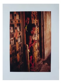 CONTEMPORARY AFRICAN CHILDREN SCENE PHOTO POSTER