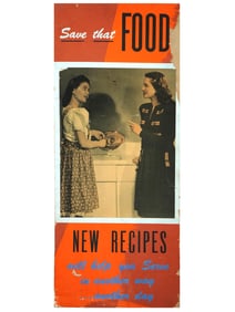 MID CENTURY PROPAGANDA POSTER ON CARDBOARD