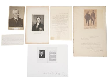 ANTIQUE AMERICAN GOVERNMENT DOCUMENTS AND PHOTO