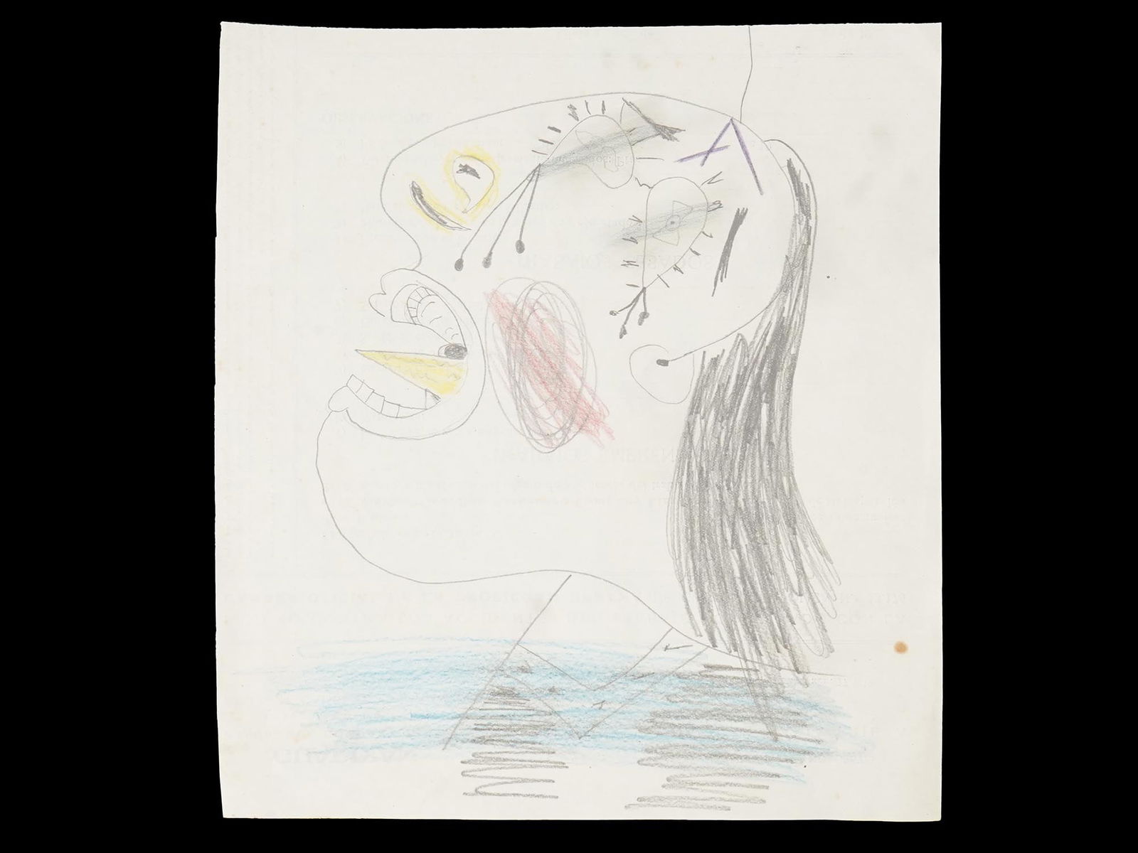 MIXED MEDIA STUDY PAINTING AFTER PABLO PICASSO (1 of 3)