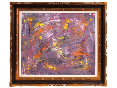 CANADIAN ABSTRACT PAINTING ATTRIBUTED TO MARK MULLIN