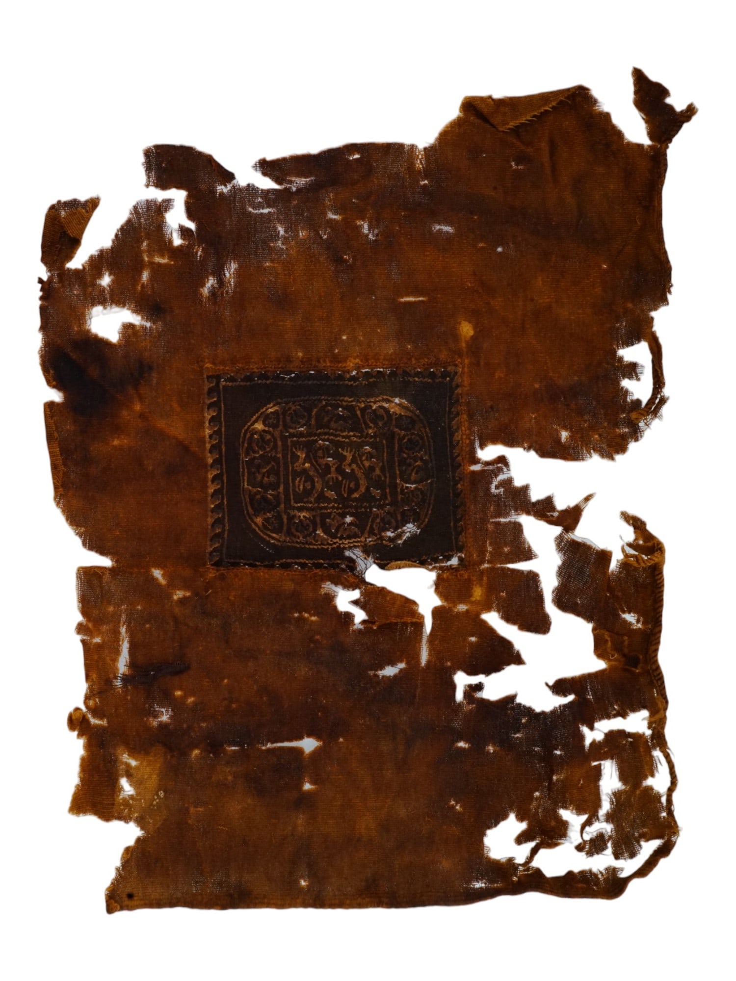 ANTIQUE EGYPTIAN COPTIC TEXTILE EMBROIDERY PIECE (1 of 6)