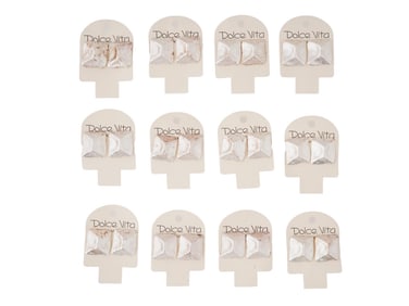 FRENCH DOLCE VITA COSTUME JEWELRY CLIP ON EARRINGS