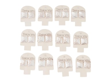 FRENCH DOLCE VITA COSTUME JEWELRY CLIP ON EARRINGS