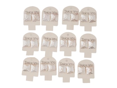 FRENCH DOLCE VITA COSTUME JEWELRY CLIP ON EARRINGS