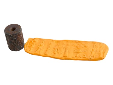 1ST MILLENNIUM BC NEAR EASTERN STONE CYLINDER SEAL