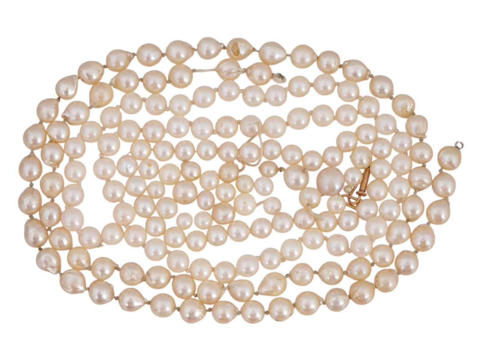 VINTAGE JEWELRY STRING WITH ASSORTED PEARL BEADS (1 of 2)