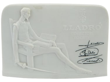 SPANISH PORCELAIN DON QUIXOTE PLAQUE BY LLADRO