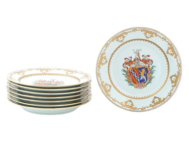 NELSON ROCKEFELLER COLLECTION PORCELAIN PLATES SET