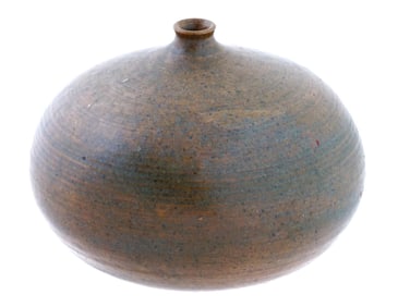 MID CENTURY STUDIO ART POTTERY BUD VASE SIGNED
