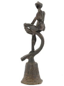 ANTIQUE BRONZE SCULPTURE STYLE OF A ARCHIPENKO