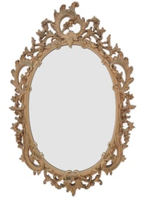 LARGE VINTAGE SYROCO INC HANGING MIRROR 1960S