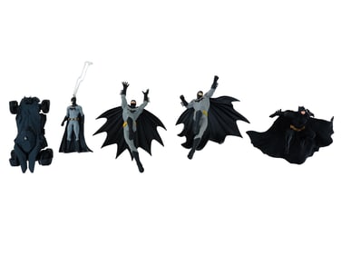 GROUP OF HALLMARK KEEPSAKE ORNAMENTS BATMAN BATMOBILE