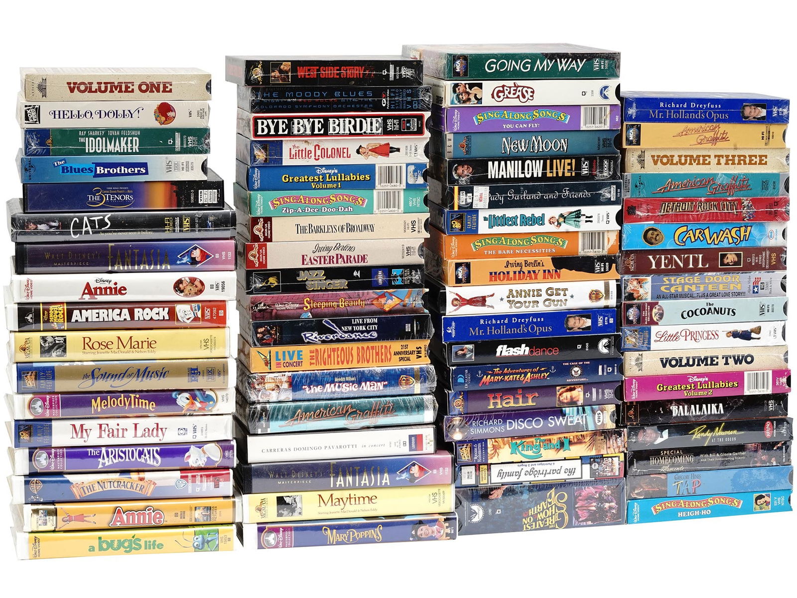 VINTAGE HOLLYWOOD MUSICALS VHS VIDEO TAPES (1 of 4)