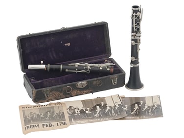 ANTIQUE 1900S YO SKO HARO ORCHESTRA CLARINET IOB