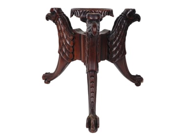 ANTIQUE 19TH C AUSTRIAN MAHOGANY WOOD CENTERPIECE