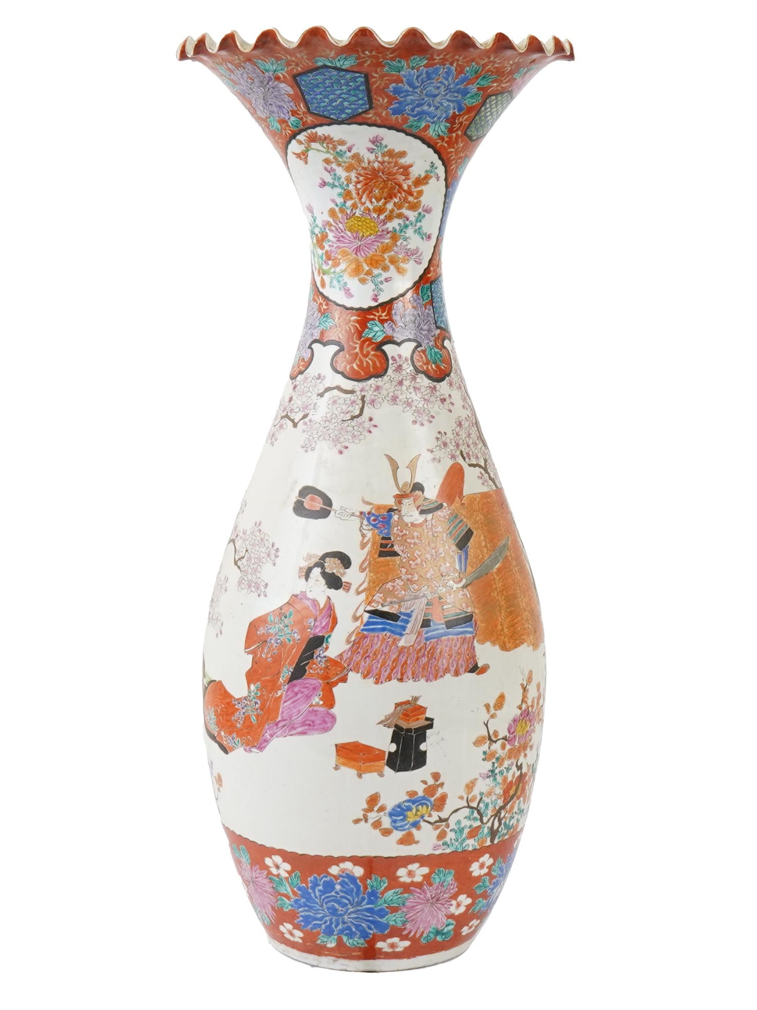 ANTIQUE JAPANESE IMARI STYLE PORCELAIN VASE (1 of 9)