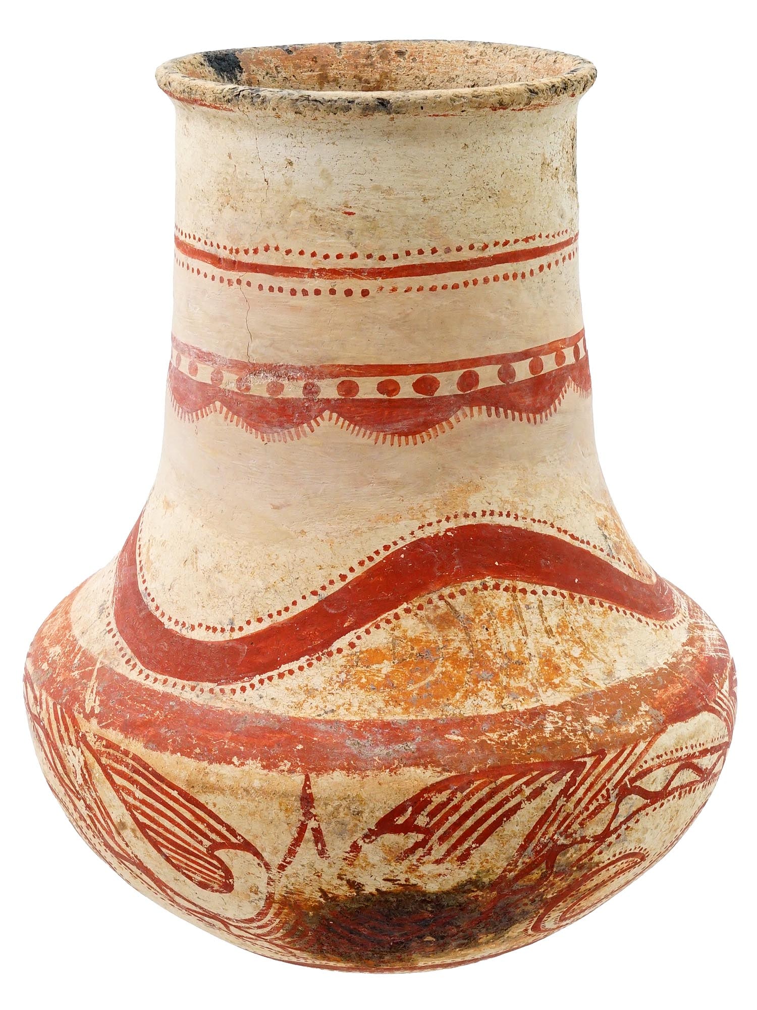 ANCIENT NEOLITHIC THAI BAN CHIANG CERAMIC VASE (1 of 9)