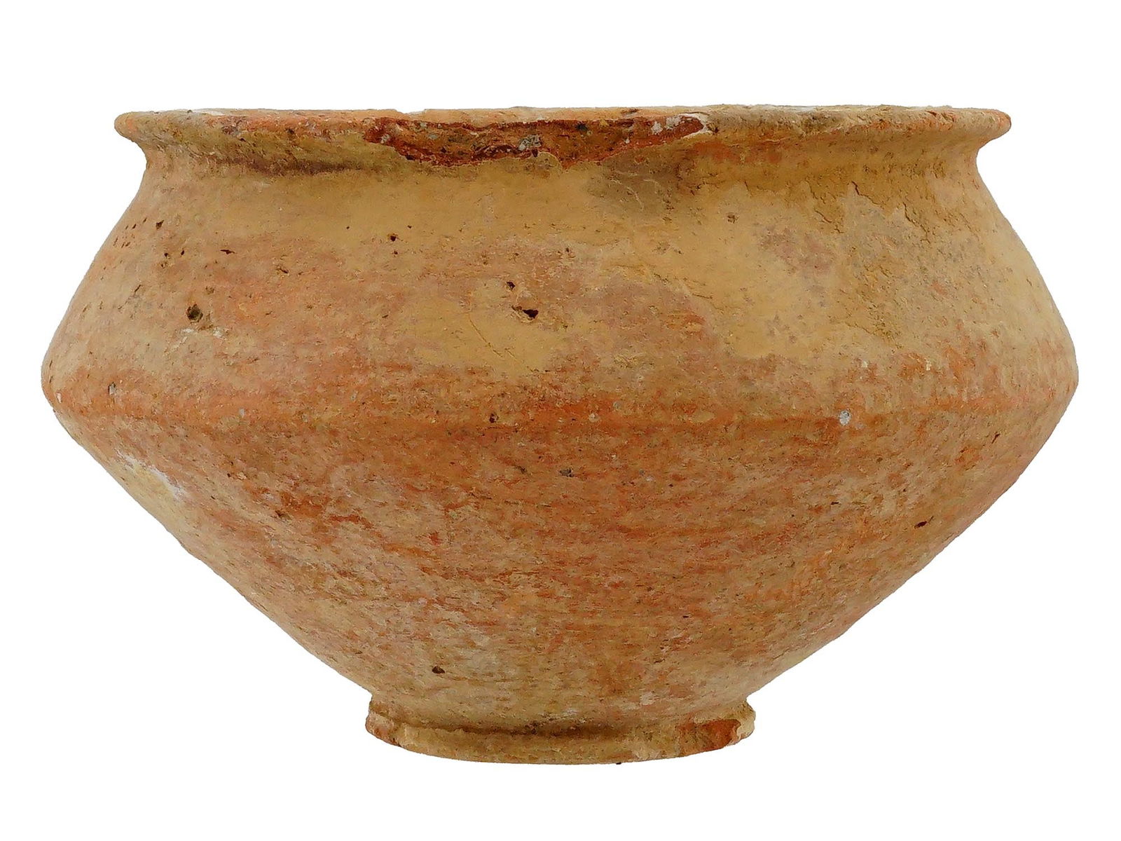 ANCIENT HOLY LAND TERRACOTTA POTTERY BOWL (1 of 8)