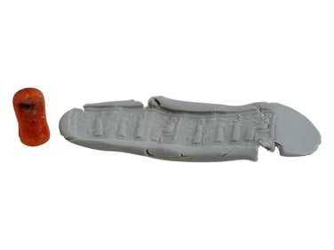 1ST MILLENNIUM BC NEAR EASTERN CARNELIAN CYLINDER SEAL