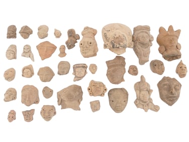 PRE COLUMBIAN MESOAMERICA VERACRUZ CERAMIC PIECES