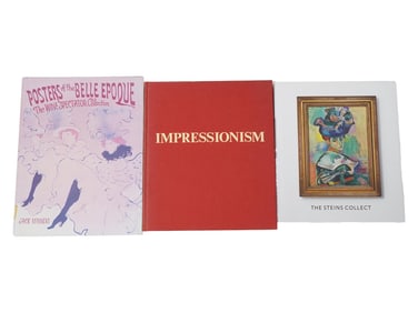 LOT OF BELLE EPOQUE IMPRESSIONISM ART BOOKS SIGNED
