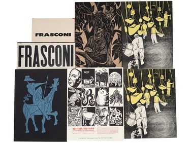 MID CENTURY ANTONIO FRASCONI EXHIBITION BOOKLETS