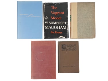 VINTAGE FICTION MAUGHAM FLAUBERT GOLDING BOOKS