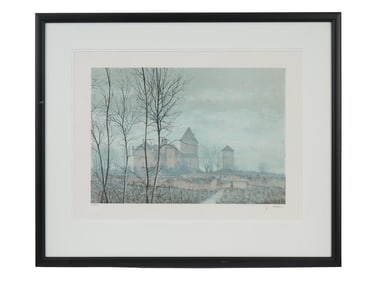 FRANCOIS IZARNY FRENCH LANDSCAPE COLOR LITHOGRAPH