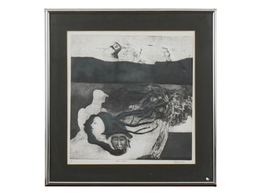 STEPHEN WEITZ AMERICAN LIMITED EDITION INTAGLIO PRINT