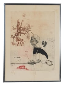 STEPHEN WEITZ AMERICAN ARTIST PROOF ETCHING