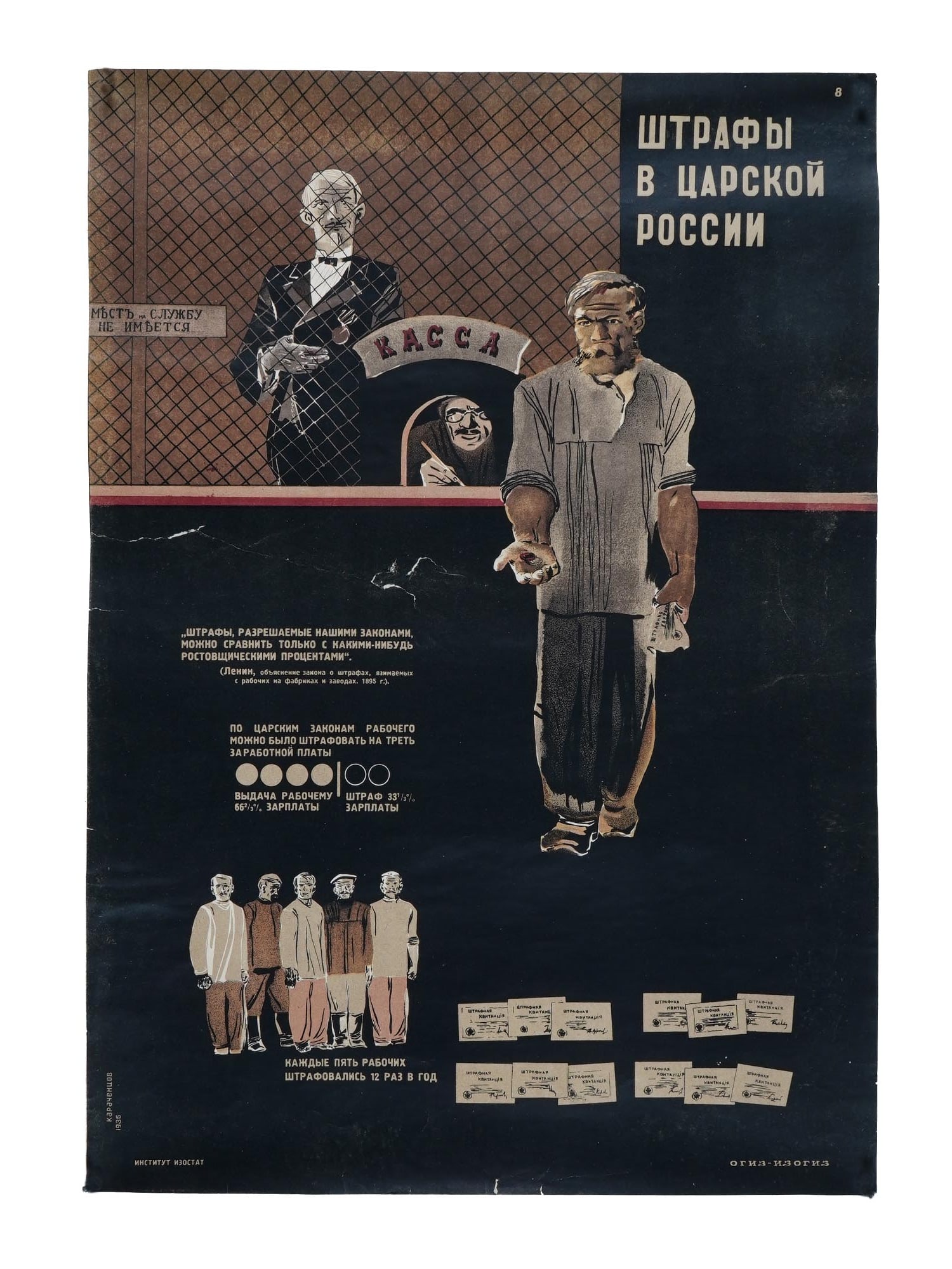 RUSSIAN SOVIET ERA PROPAGANDA POSTER BY KARACHENTSOV (1 of 7)