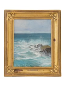 FREDERICK JUDD WAUGH AMERICAN MARINE PAINTING