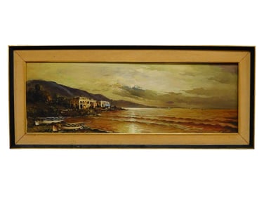 ATTR TO PASQUALE RUGGIERO ITALIAN OIL PAINTING